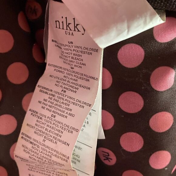 Nicole Lee USA Nikky Fashion Backpack Enjoy Every Moment Medium Faux Leather Zip - Picture 5 of 16